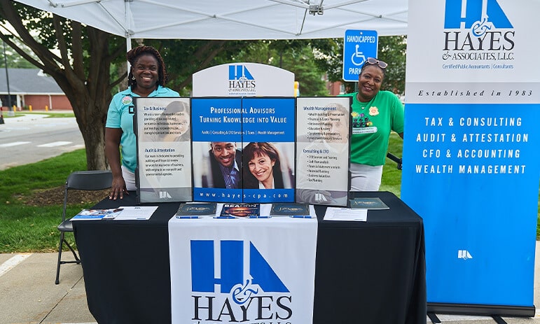 Hayes CPA's stand